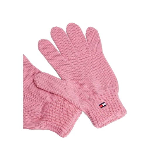 Tommy Hilfiger - Flaggenlogo-Handschuhe für Kinder, Jerseyware (Pink) - Image 2
