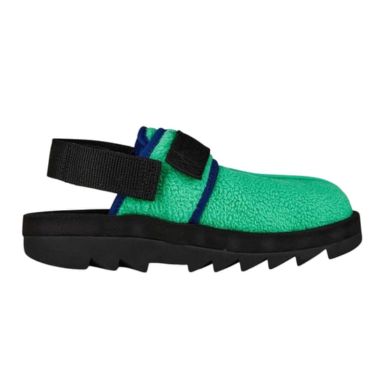 Reebok - Clogs für Damen, Fleece, Grob flach (Grün/Kobalt) - Image 1