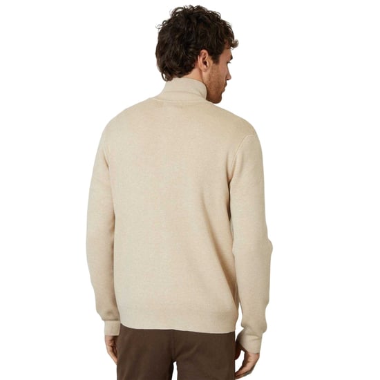 Threadbare - "Wynnstay" Strickjacke für Herren, Durchgehender Reißverschluss, Jerseyware (Hafermilch) - Image 3