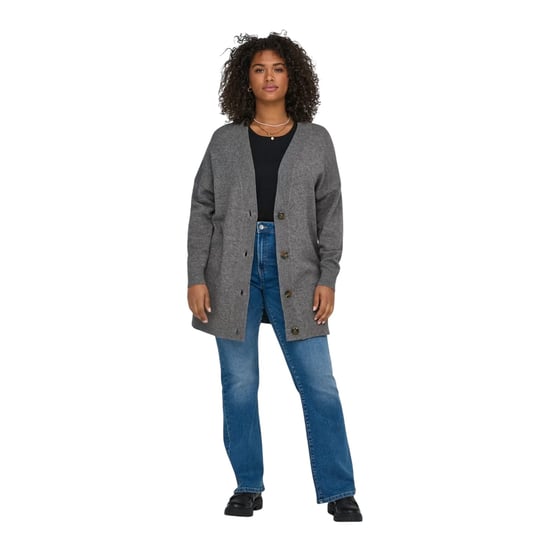 Only - Strickjacke für Damen, V-Ausschnitt, leger (Schokolade) - Image 1