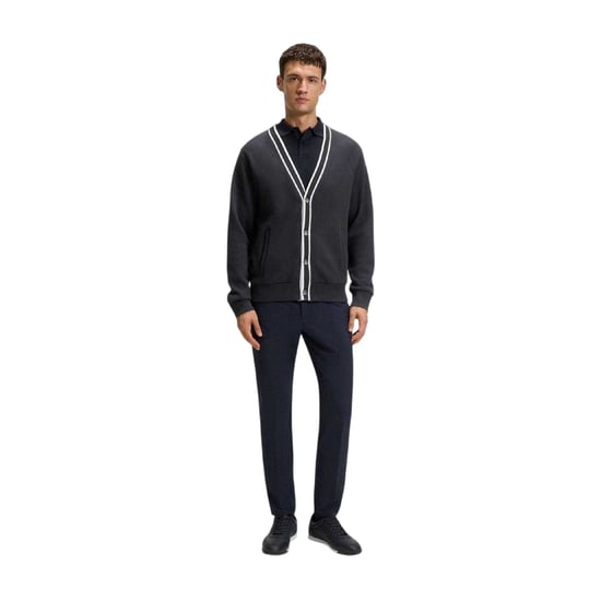 Boss - Strickjacke für Herren, leger (Dunkelblau) - Image 4