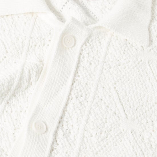 Hugo - Strickjacke für Herren (Weiß) - Image 3