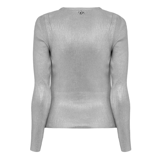 Diesel - "Isotta" Strickjacke für Damen, V-Ausschnitt, Regulär (Grau) - Image 2
