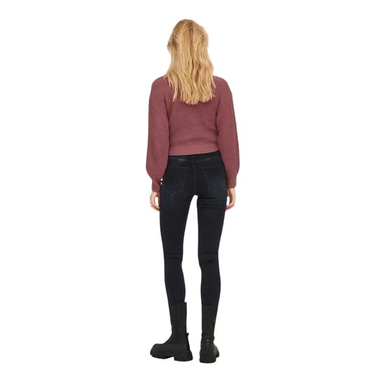 Only - Strickjacke für Damen, V-Ausschnitt (Rosa) - Image 3