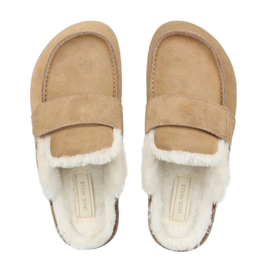 Jack Wills - Pantoffeln für Damen, Wildleder (Sand) - Image 3