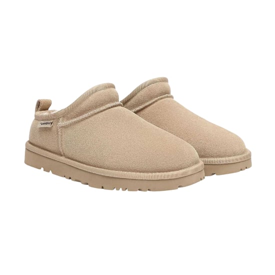 EverAu - Hausschuh-Stiefel für Damen, Wildleder, Flach (Sand) - Image 1