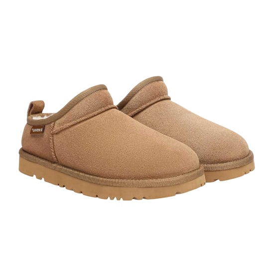 EverAu - Hausschuh-Stiefel für Damen, Wildleder, Flach (Kastanie) - Image 1