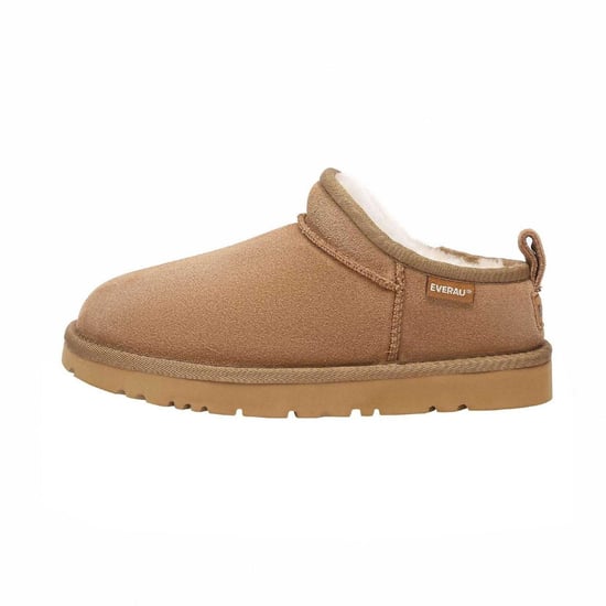 EverAu - Hausschuh-Stiefel für Damen, Wildleder, Flach (Kastanie) - Image 3
