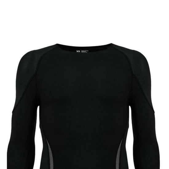 Skins - "G400" Oberteil für Herren, Hochleistungsmaterial, Langärmlig (Schwarz/Grau) - Image 3