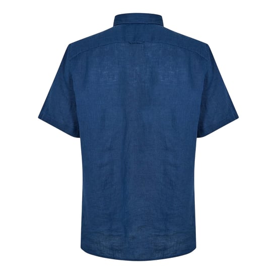 Timberland - "Mill Brook" Button-Down-Hemd für Herren, Mit Kragen, Leinen (Dunkles Jeansblau) - Image 2