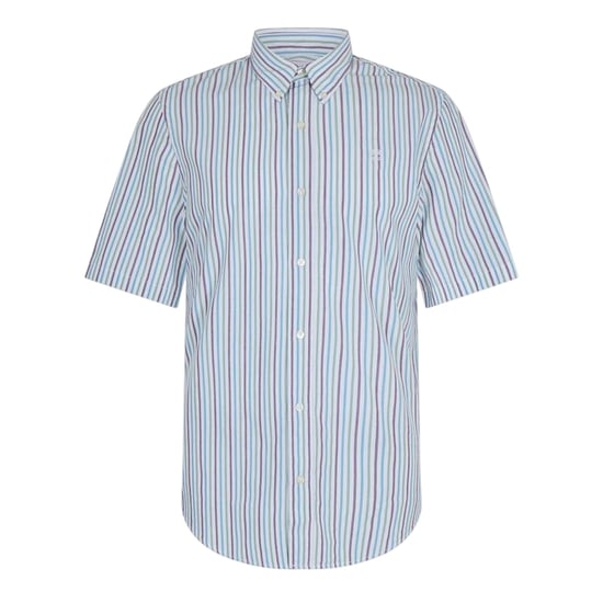 Timberland - Button-Down-Hemd für Herren, kurzärmlig (Weiß) - Image 1