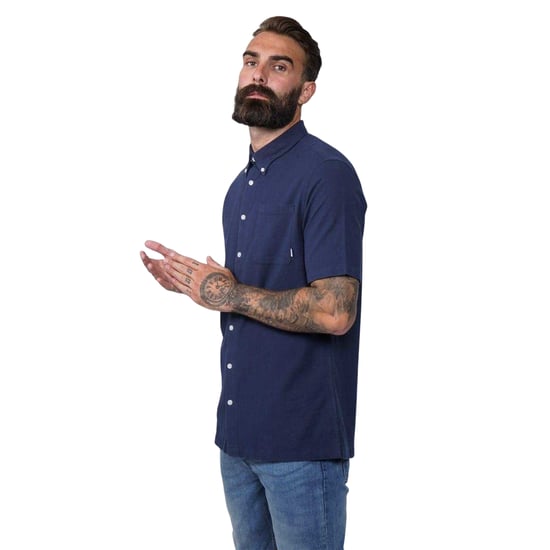 Firetrap - "Classic" Hemd für Herren, Oxford-Stil (Marine) - Image 1