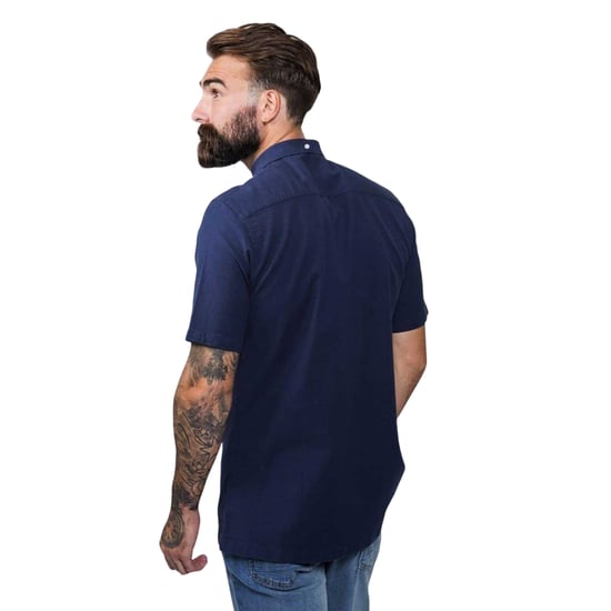 Firetrap - "Classic" Hemd für Herren, Oxford-Stil (Marine) - Image 3