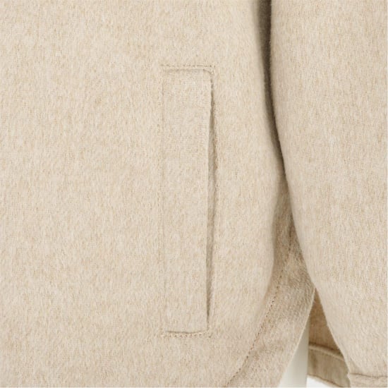 Miso - Hemd für Damen, Wolle, Langärmlig (Beige) - Image 3