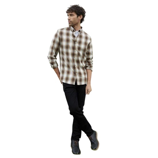 Threadbare - Hemd für Herren, Regulär (Schokolade) - Image 1