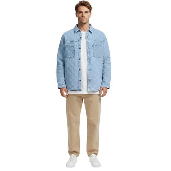 Levis - "Ingleside" Hemdjacke für Herren (Stonewash) - Image 1