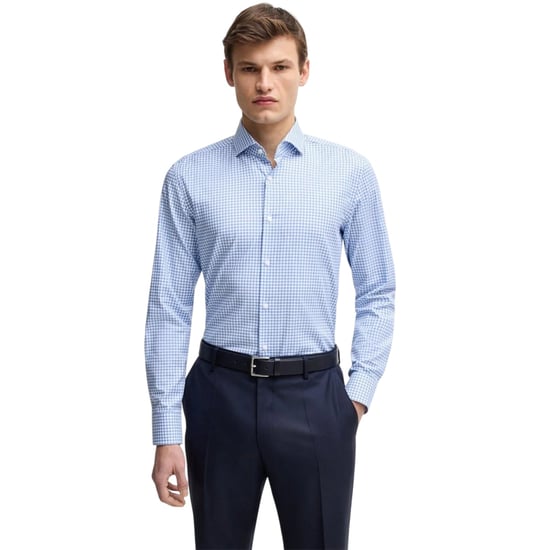 Boss - "H-Hank" Hemd für Herren (Pastellblau) - Image 5