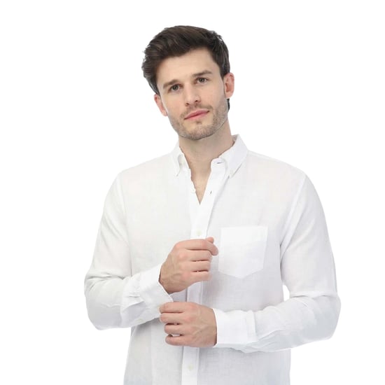 Gant - Hemd für Herren, Leinen, Regulär, Langärmlig (Weiß) - Image 3