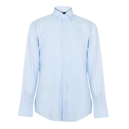Boss Herren Joe Hemd mit Spread-Kragen und langen Ärmeln (Pastellblau) - Image 2