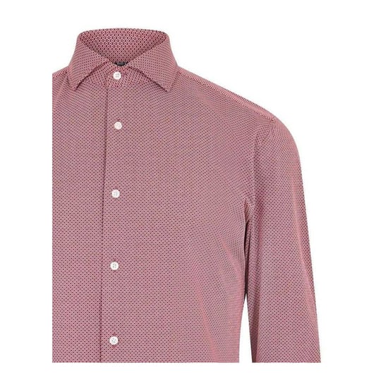 Boss Herren Geometric Oxford Hemd mit Spread-Kragen und langen Ärmeln (Braun) - Image 2