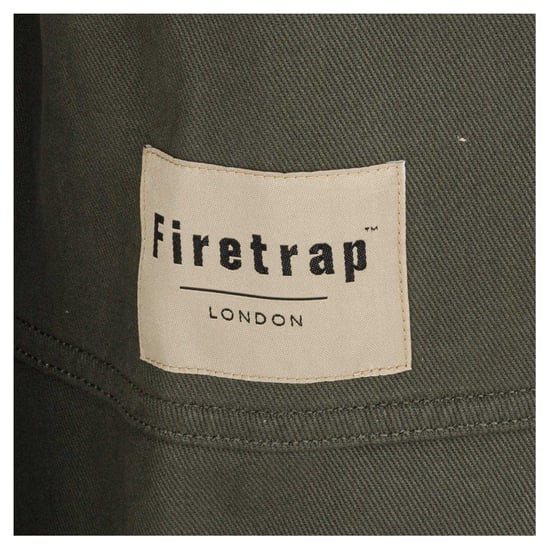 Firetrap - Hemd für Herren, Schwere Qualität, Langärmlig (Grau) - Image 4