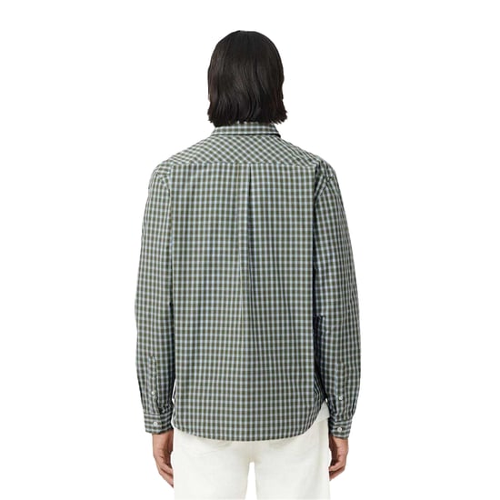 Lacoste - Hemd für Herren, Popelin, Regulär (Khaki) - Image 3