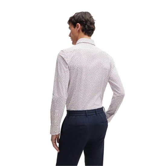 Boss - Formelles Hemd für Herren, Spreizkragen, Oxford-Stil (Weiß) - Image 1