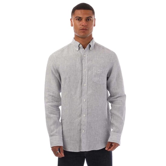 Gant - Hemd für Herren, Leinen, Regulär (Weiß) - Image 1