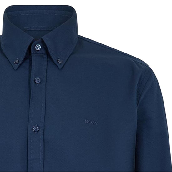 Boss - "Rickert" Hemd für Herren, Oxford-Stil, Langärmlig (Blau) - Image 4