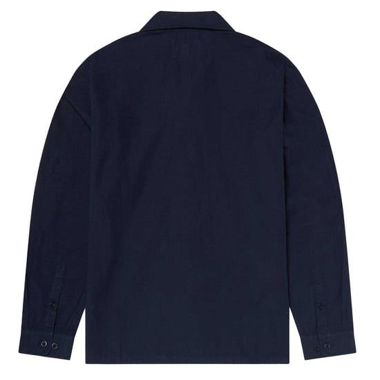 Albam - Hemd für Herren, Revere Kragen, Langärmlig (Dunkel-Marineblau) - Image 2