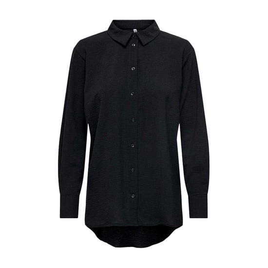 Only - Hemd für Damen, Mit Kragen, 3/4 Ärmel (Schwarz) - Image 2