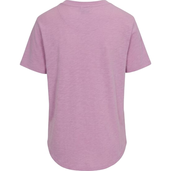 PJ Salvage - T-Shirt für Damen, V-Ausschnitt, Slub, kurzärmlig (Flieder) - Image 2