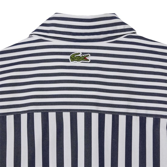 Lacoste - "Bandier" Hemd für Damen, Baumwolle (Marine) - Image 4