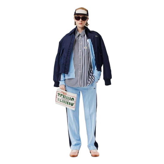 Lacoste - "Bandier" Hemd für Damen, Baumwolle (Marine) - Image 5