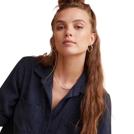 Bella Dahl - Hemd für Damen, Schlitz im Rücken, leger, 3/4 Ärmel (Meeresblau) - Image 3