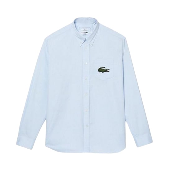Lacoste - Hemd für Herren, Baumwolle, leger (Hellblau) - Image 2