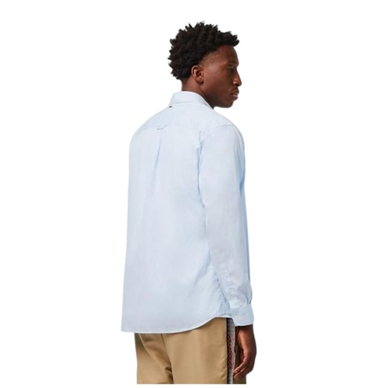 Lacoste - Hemd für Herren, Baumwolle, leger (Hellblau) - Image 3