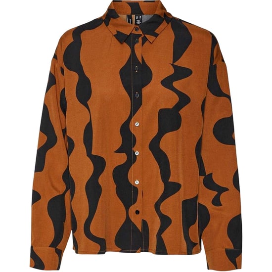 Vero Moda - Hemd für Damen, Regulär (Schwarz/Braun) - Image 1