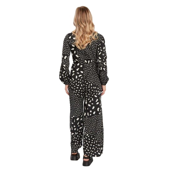 Influence - Jumpsuit für Damen, leger, Langärmlig (Schwarz/Weiß) - Image 2