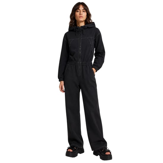 Timberland - "Veneda" Jumpsuit für Damen, mit Kapuze, Langärmlig (Schwarz) - Image 1