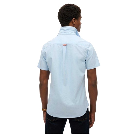 Superdry - Hemd für Herren, Regulär, kurzärmlig (Hellblau) - Image 3
