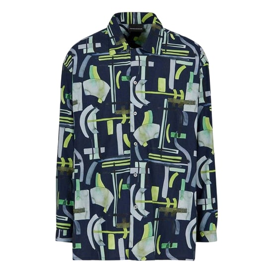 Emporio Armani EA7 - Hemd für Herren, Langärmlig (Marine) - Image 2
