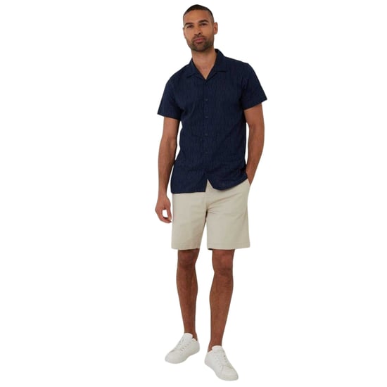 Threadbare - Hemd für Herren, kurzärmlig (Marine) - Image 4