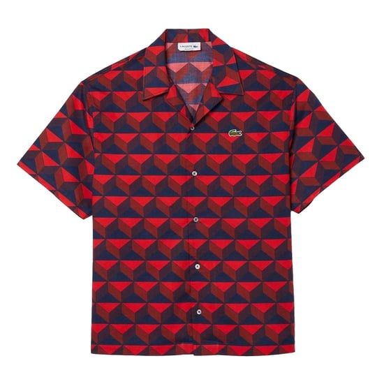 Lacoste - Hemd für Herren, Bio-Baumwolle, leger, kurzärmlig (Bunt) - Image 1