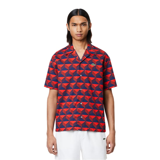 Lacoste - Hemd für Herren, Bio-Baumwolle, leger, kurzärmlig (Bunt) - Image 4