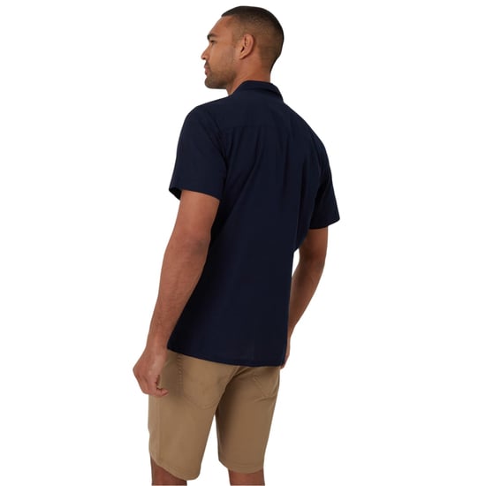 Threadbare - Hemd für Herren, kurzärmlig (Marine) - Image 2