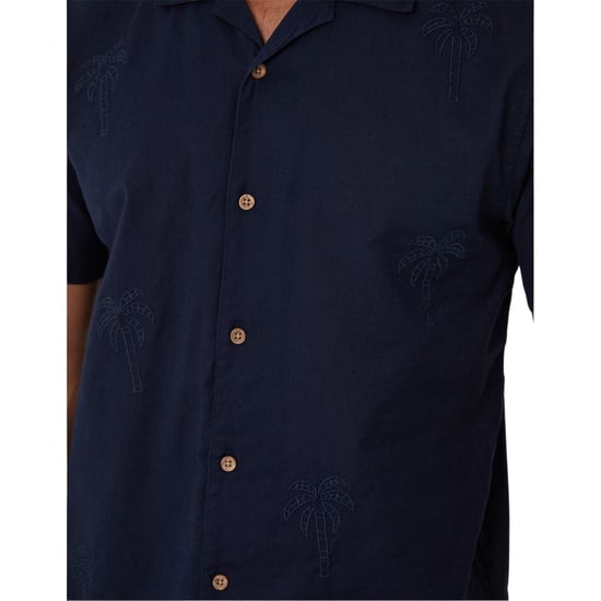 Threadbare - Hemd für Herren, kurzärmlig (Marine) - Image 3
