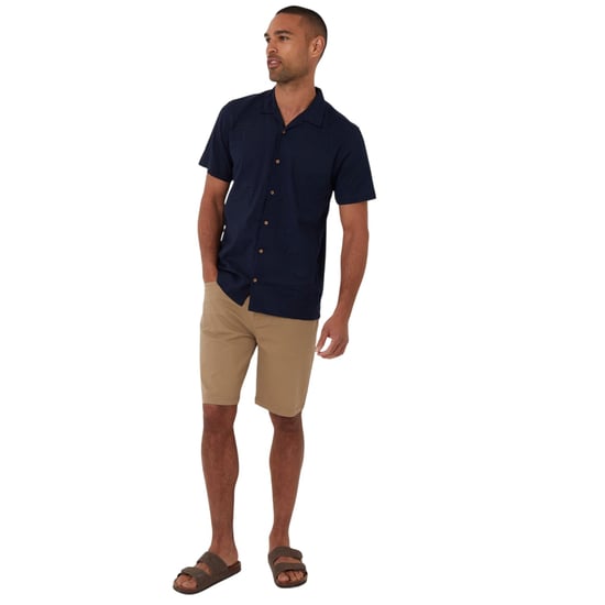 Threadbare - Hemd für Herren, kurzärmlig (Marine) - Image 4