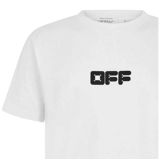 Off White - T-Shirt für Herren, Baumwolle, Schmal (Weiß) - Image 3