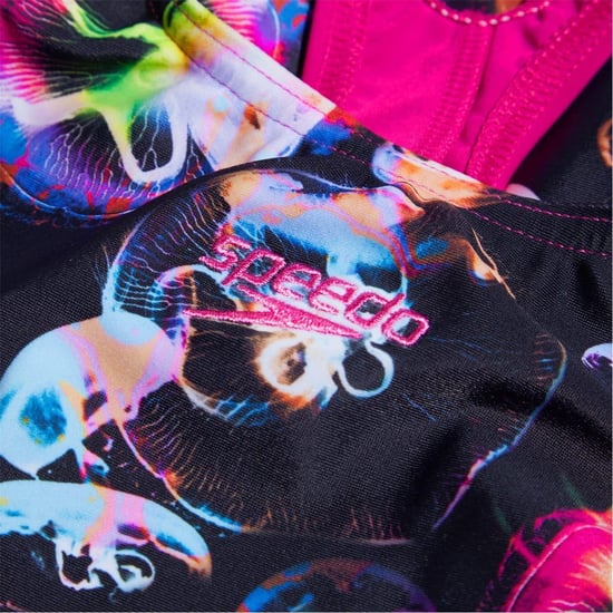 Speedo - Badeanzug für Mädchen (Schwarz/Pink) - Image 2
